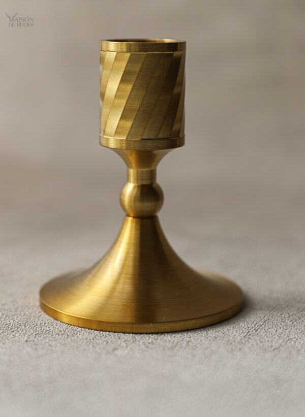 Gold Candlestick Holders for Table Decor, Wedding & Home Styling – Set of 2 - Image 3