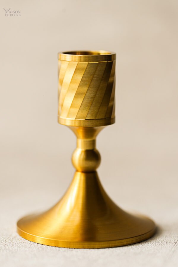 Gold Candlestick Holders for Table Decor, Wedding & Home Styling – Set of 2 - Image 6