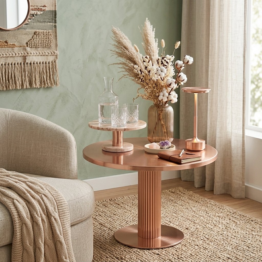 UFO LED Cordless Table Lamp – Rosegold - Image 5